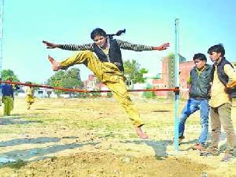 Malavika was successful in the long jump